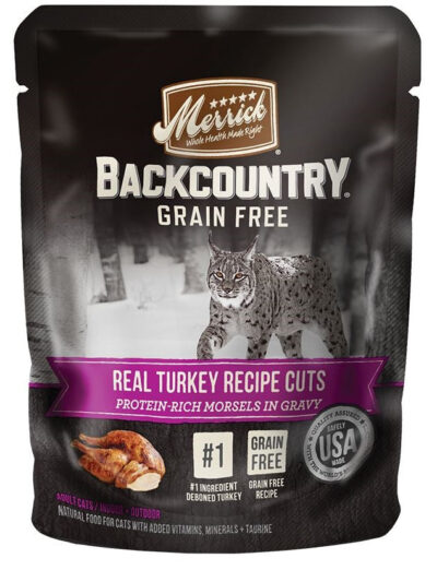 Merrick Cat Backcountry Real Turkey 3oz. (Case of 24)