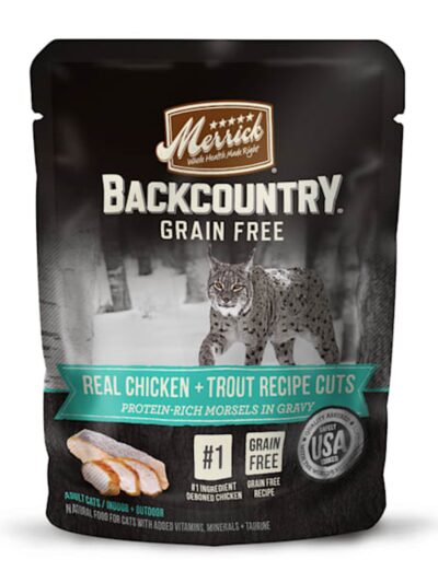 Merrick Cat Backcountry Real Chicken And Trout 3oz. (Case of 24)