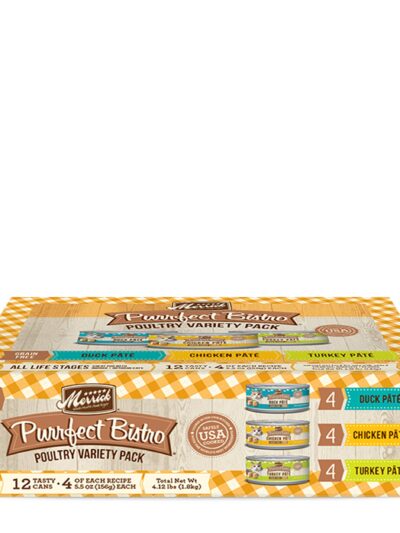 Merrick Merrick Purrfect Bistro Poultry Variety Pack 5.5 Oz.(Case Of 12)