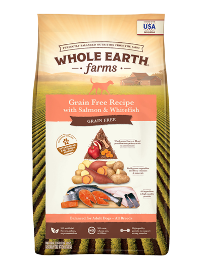 Earth Farms Dog Grain Free Salmon 25Lb