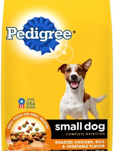 Pedigree Complete Nutrition Small Breed Adult Dry Dog Food Roasted Chicken, Rice & Vegetable 3.5lb