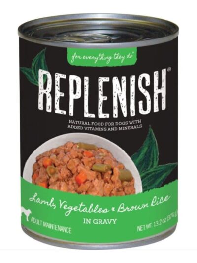 Replenish Canned Dog Food Lamb/Vegetable/Rice 13.2oz. (Case of 12)