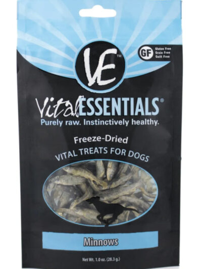 Vital Essentials Fd Vital Treats Minnows 1oz.