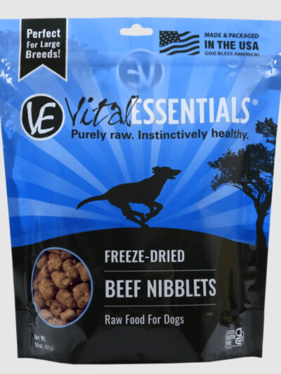 Vital Essentials Freeze Dried Nibblets Beef 1 Lb
