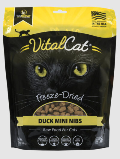 Vital Essentials Freeze Dried Feline Delightful Duck - Nibblets 12oz.