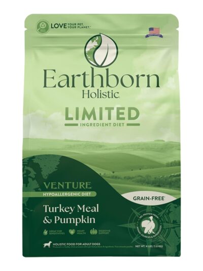 Earthborn Dog Venture Grain Free Turkey Butternut Squash 4Lb