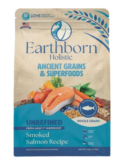 Earthborn Dog Unrefined Ancient Grains Salmon 4Lb