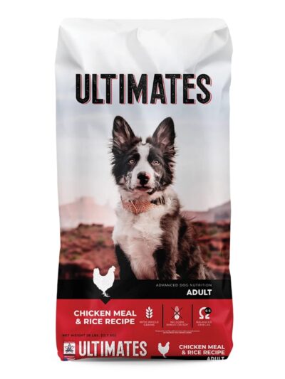 Ultimates Dry Dog Food Chicken Meal & Rice 5lb