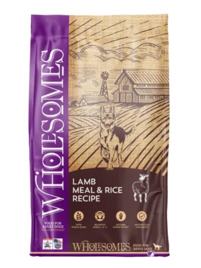 Wholesomes Dry Dog Food Lamb Meal & Rice 40lb