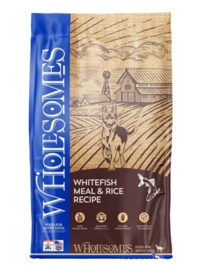 Wholesomes Dry Dog Food Fish Meal & Rice 40lb