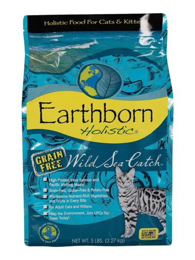 Earthborn Holistic Wild Sea Catch Grain Free Dry Cat Food 1ea/5 lb