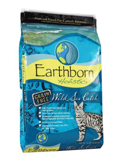 Earthborn Holistic Wild Sea Catch Grain Free Dry Cat Food 14lb