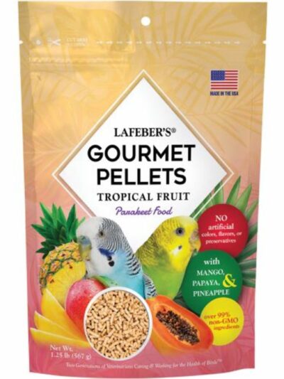 Lafeber Company Tropical Fruit Gourmet Pellets Parakeet Bird Food 1ea/1.25 lb