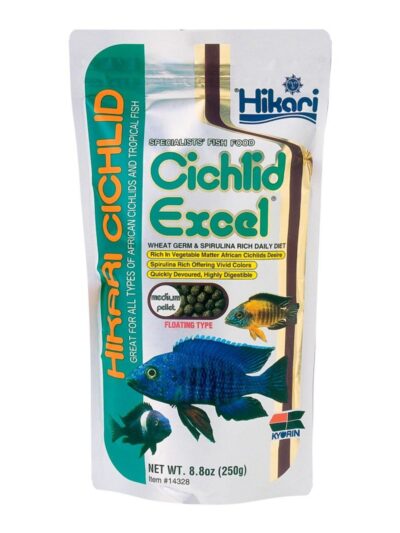 Hikari USA Cichlid Excel Pellets Fish Food 1ea/8.8 oz, MD