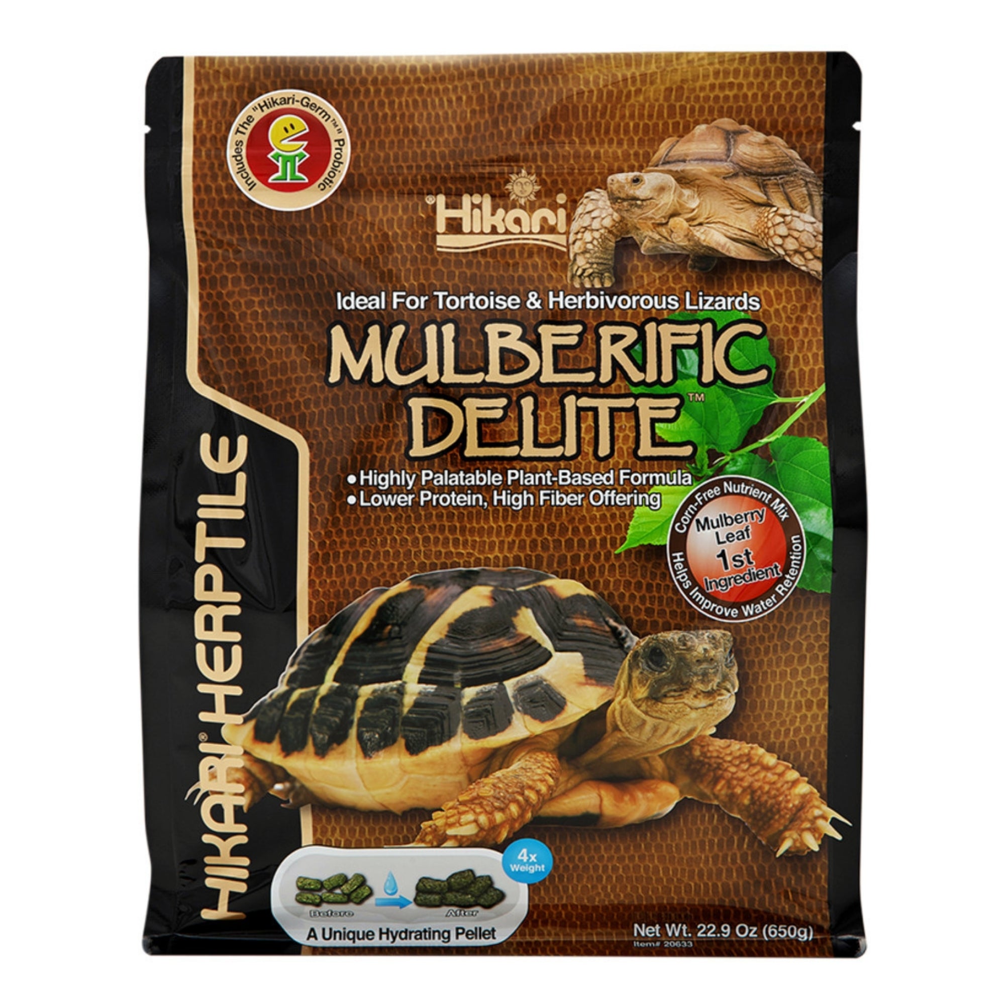 Hikari USA Mulberific Delite Tortoise Food 1ea/22.9 oz.