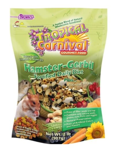 Tropical Carnival Natural Hamster & Gerbil Food 2 Lb