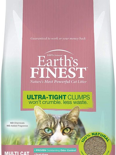 Four Paws Earth’s FINEST® Cat Litter, Premium Clumping, Lightweight, Absorbent Formula 1ea/7.2 lb