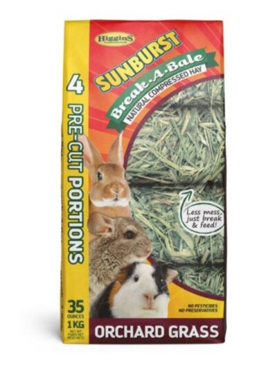 Higgins Sunburst Break-A-Bale Orchard Grass 35oz.