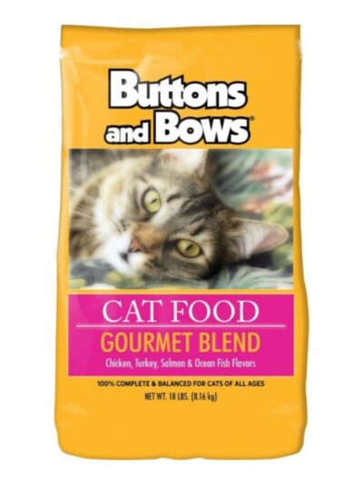 Buttons & Bows Gourmet Blend Cat Food 18 Lb