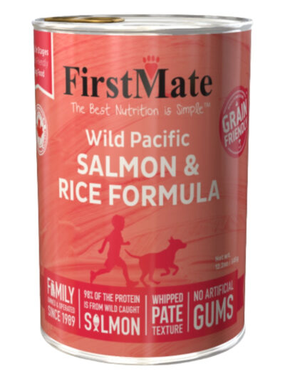 Firstmate Dog Grain Friendlysalmon & Rice Formula 12.2oz. (Case of 12)