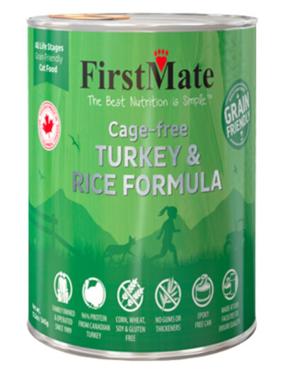 Firstmate Dog Grain Friendly Turkey & Rice Formula  12.2oz. (Case of 12)