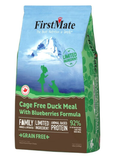 Firstmate Cat Limited Ingredient Grain Free Duck Blueberries 4Lb.