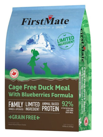 Firstmate Cat Limited Ingredient Grain Free Duck Blueberries 10Lb.