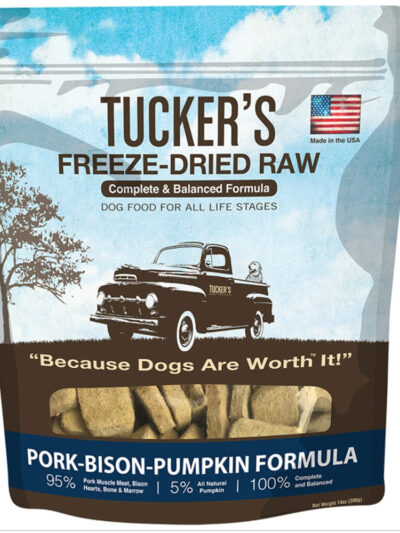 Tuckers Pork-Bison-Pumpkin; 14 oz.