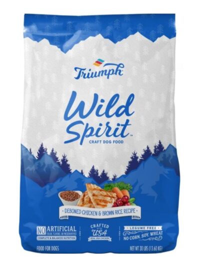 Wild Spirit Dog Food Chicken/Brown Rice 30 Lb