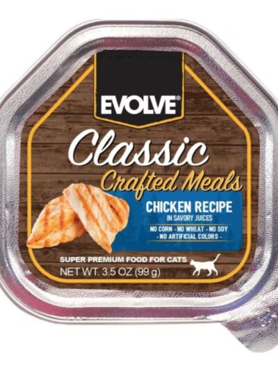 Evolve Classic Wet Cup Cat Food Chicken 3.5oz. (Case of 15)