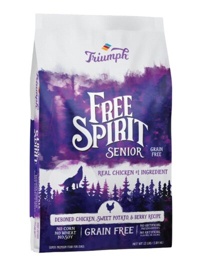 Free Spirit Grain Free Senior Food Chicken/Sweet Potato 13Lbs.