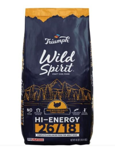 Wild Spirit Hi-Energy Dog Food Turkey 40 Lb