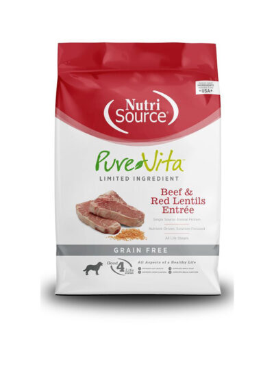 Pure Vita Dog Grain Free Beef 5Lb