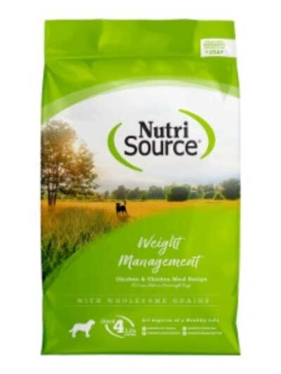 NutriSource Weight Management Dry Dog Food Chicken 12lb