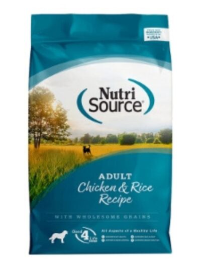 NutriSource Dry Dog Food Chicken & Rice 12lb