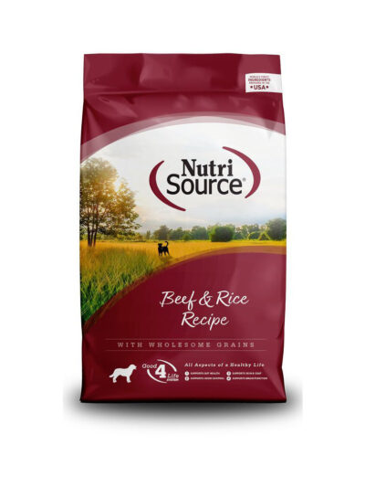 Nutrisource Dog Adult Beef & Rice 15Lb
