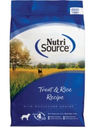 NutriSource Dry Dog Food Trout & Rice 4lb