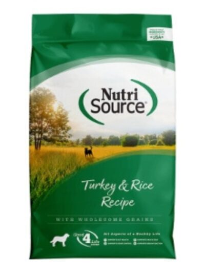 NutriSource Dry Dog Food Turkey & Rice 12lb