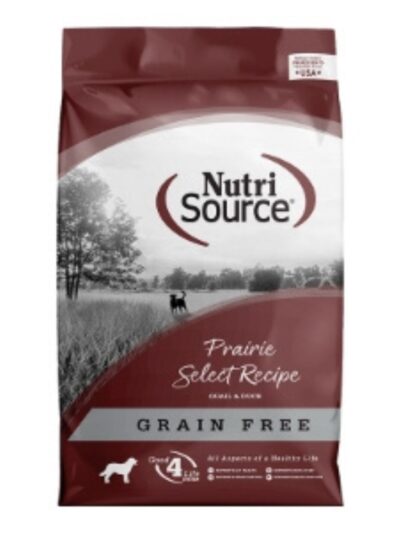 NutriSource Select Recipe Grain Free Dry Dog Food Prarie Select 4lb