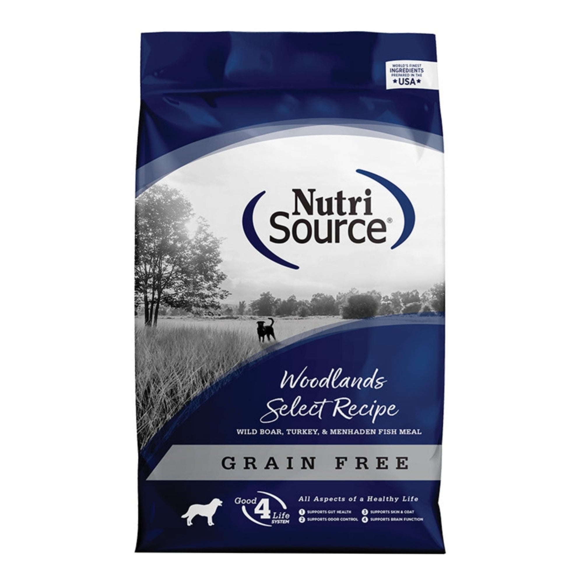 NutriSource Select Recipe Grain Free Dry Dog Food Woodlands Select 15lb