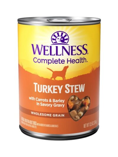 Wellness Dog Complete Health Stew Turkey Barley Carrot 12.5oz. (Case of 12)