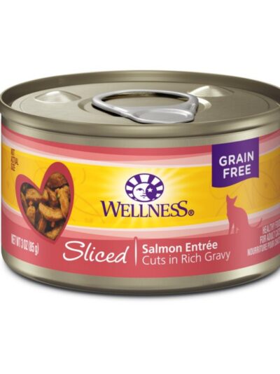 Wellness Cat Complete Health Sliced Salmon Entrée 3oz. (Case of 24)