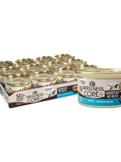 Wellness Cat Core Digestive Health Whitefish Pate 3oz. (Case of 12)