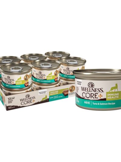 Wellness Core+ Cat Immune Healthy Tuna Salmon Grain-free Pate 2.8oz. (Case of 12)
