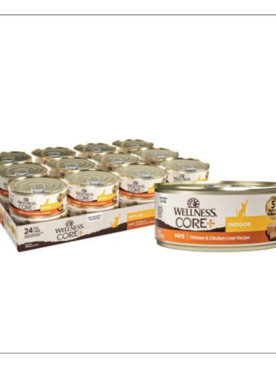 Wellness Cat Core Indoor Chicken & Chicken Liver Pate 5.5oz. (Case of 24)