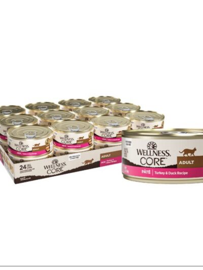 Wellness Cat Core Grain-free Turkey Duck Pate 5.5oz. (Case of 24)