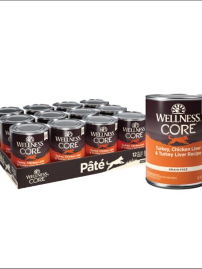 Wellness Dog Core Turkey Chicken Liver & Turkey Liver Recipe12.5oz. (Case of 12)