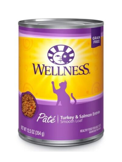 Wellness Cat Complete Health Grain-free Turkey Salmon Pate 12.5oz. (Case of 12)