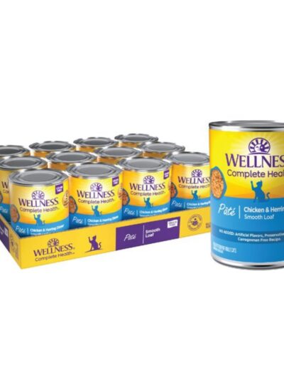 Wellness Cat Complete Health Grain-free Chicken Herring Pate 12.5oz. (Case of 12)