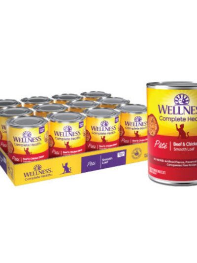 Wellness Cat Complete Health Grain-free Beef Chicken Pate 12.5oz. (Case of 12)